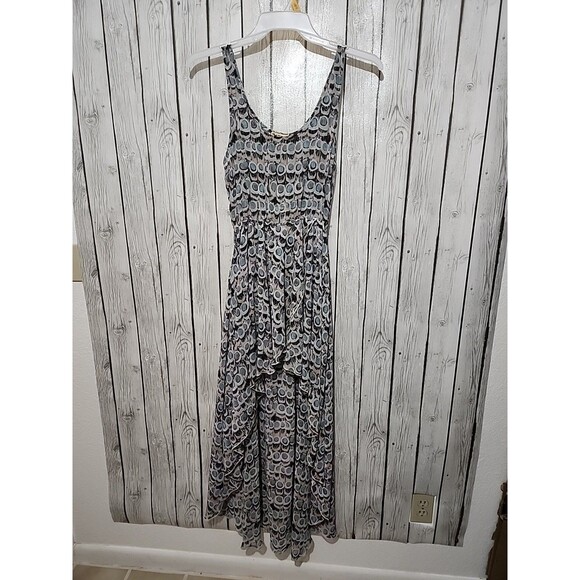 Show Me Your MuMu Dresses & Skirts - Show Me Your Mumu Dress Womens M Peacock Hi-Low Fairycore Whimsical Sheer New